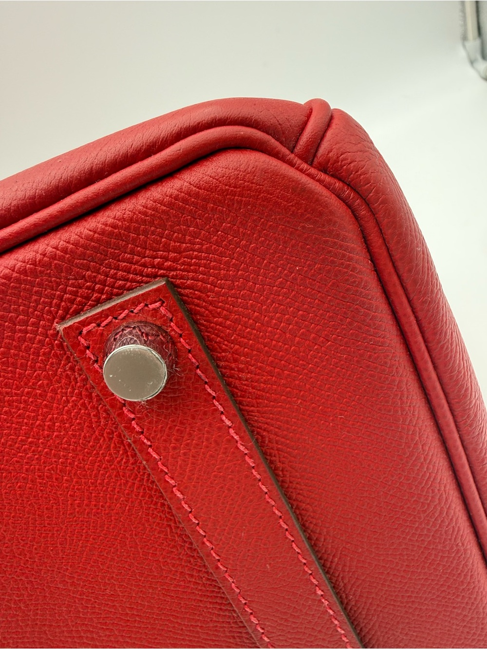 Hermes Birkin 35 2012 (P in Square) with box, dust bag, and rain jacket - Picture 8 of 15